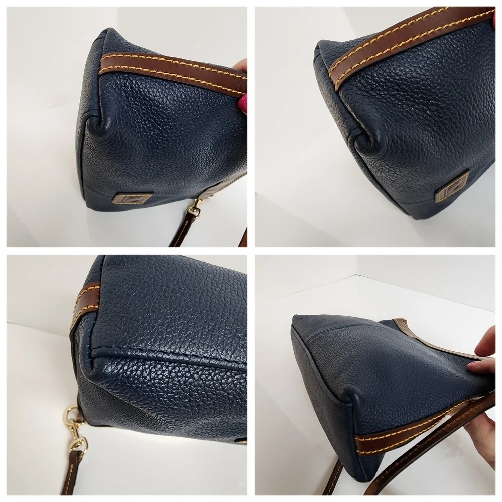 DOONEY & BOURKE BELVEDERE PEBBLE LEATHER SMALL CROSSBODY BAG